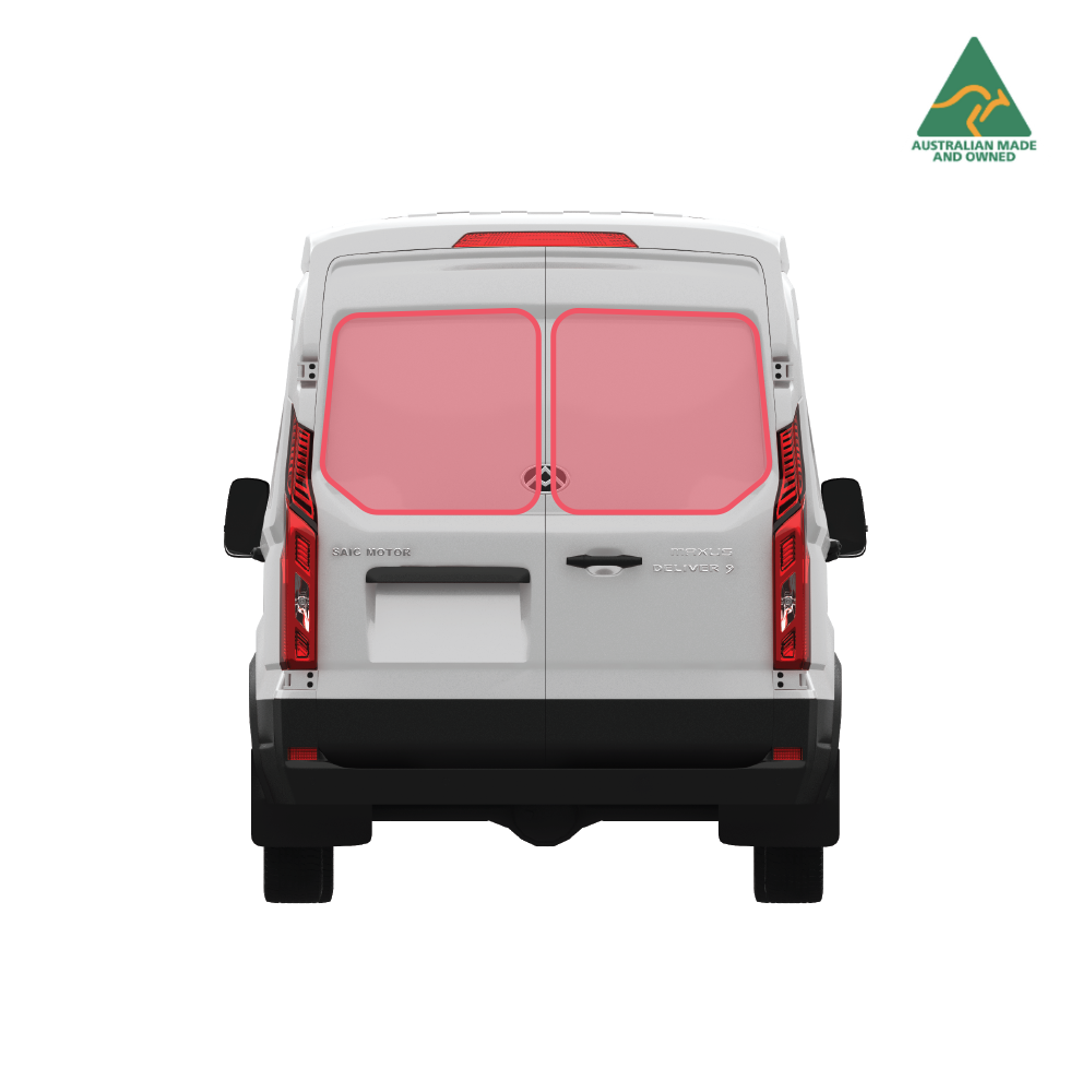 Rear door window covers for LDV Deliver 9