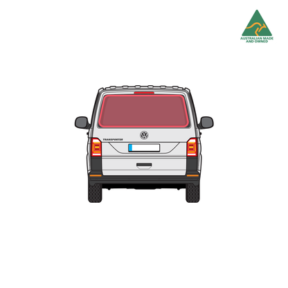 VW Transporter rear door window cover