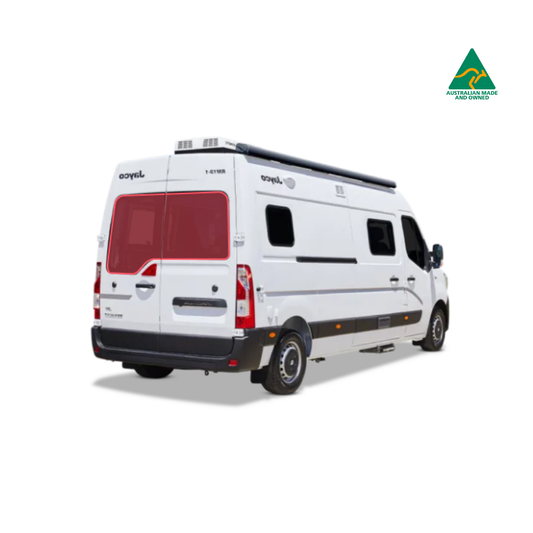 Jayco JRV campervan rear doors