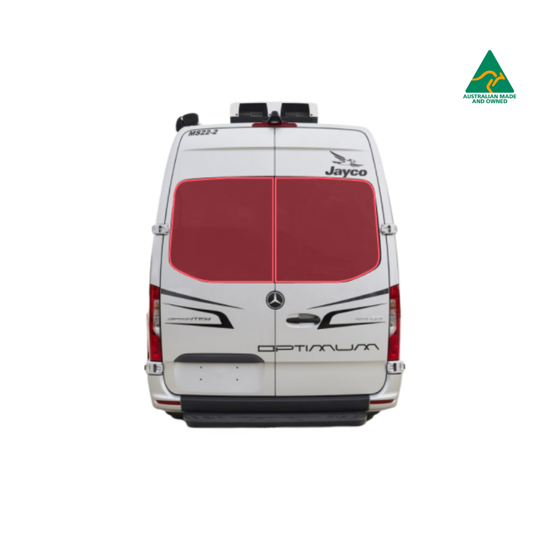 Jayco Optimum rear window covers