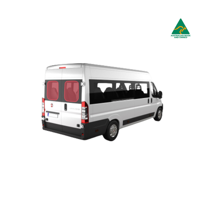 Rear door window covers for Fiat Ducato