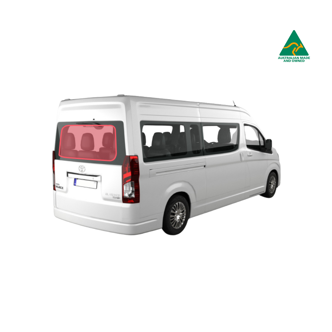 Toyota Commuter rear door window cover