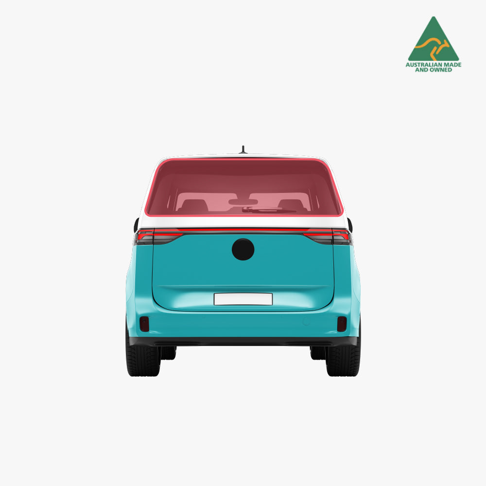 VW Buzz rear lift door window cover