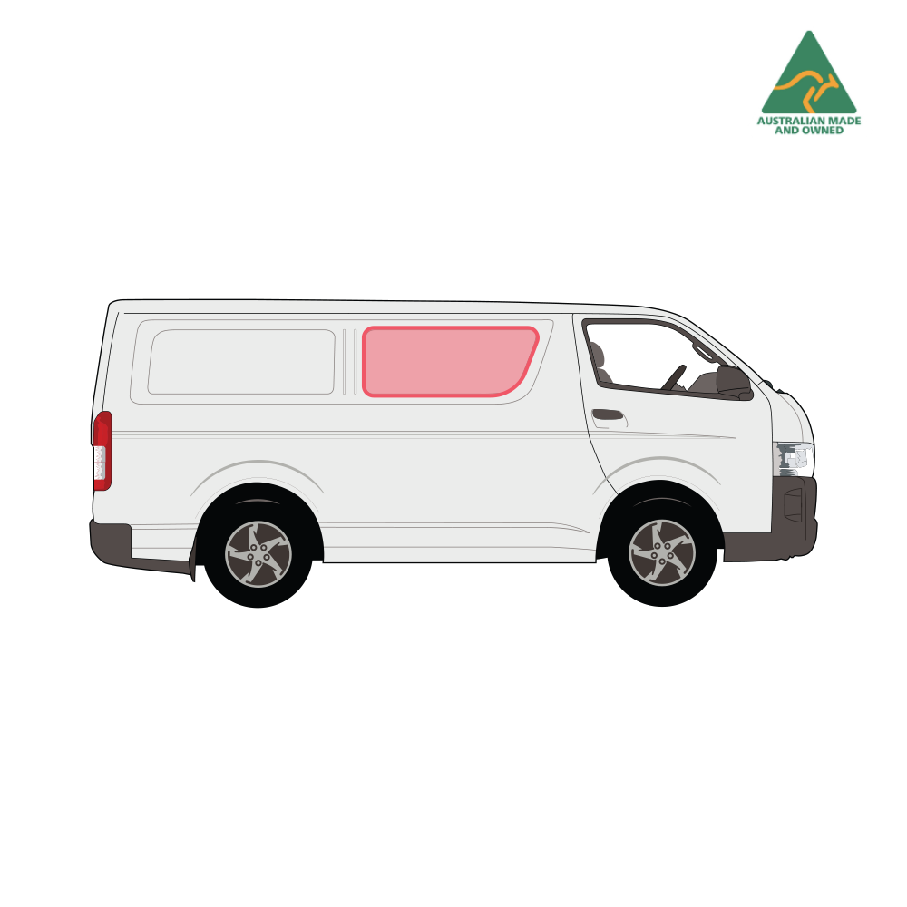 Toyota Hiace Side Door Window Cover (Driver)