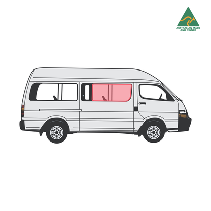 Toyota Commuter Side Door Window Cover (Driver)