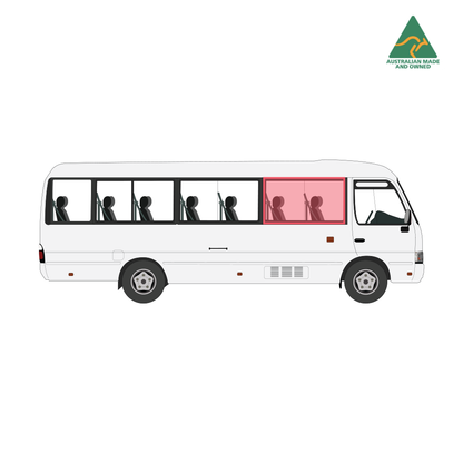 Toyota Coaster side window covers