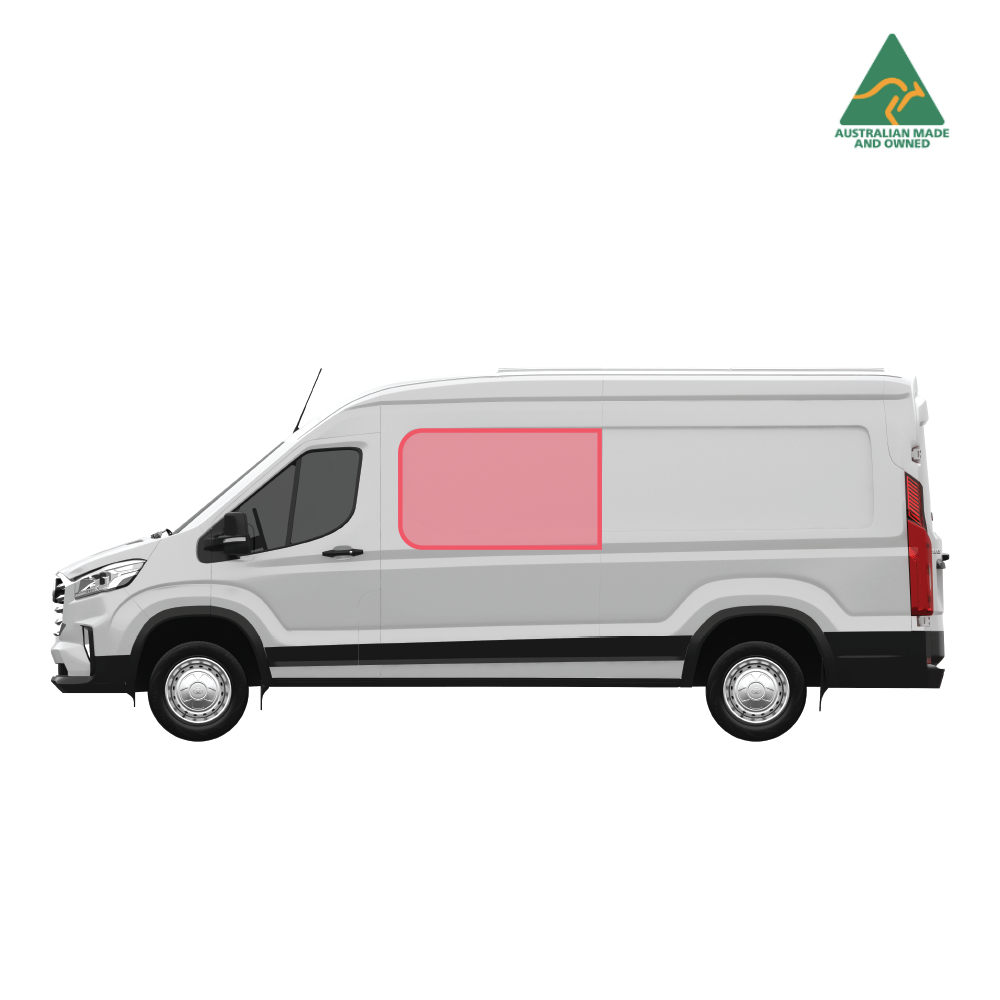 Sliding door window cover for LDV Deliver 9