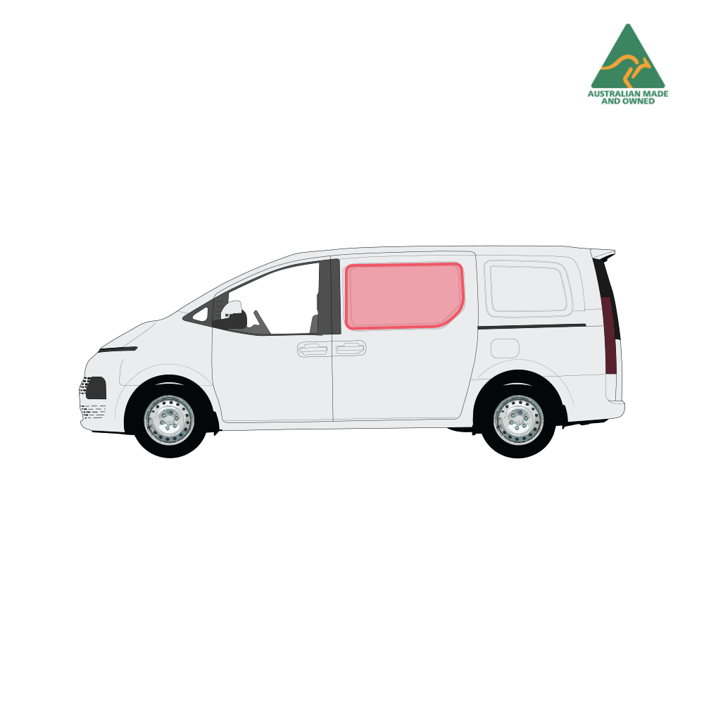 Hyundai Staria slider door window cover