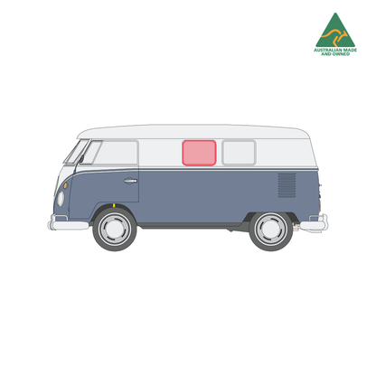 VW Kombi slider door window cover