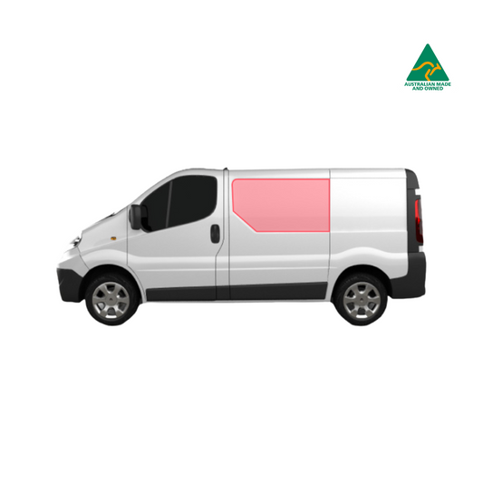 Sliding door window cover for Renault Trafic