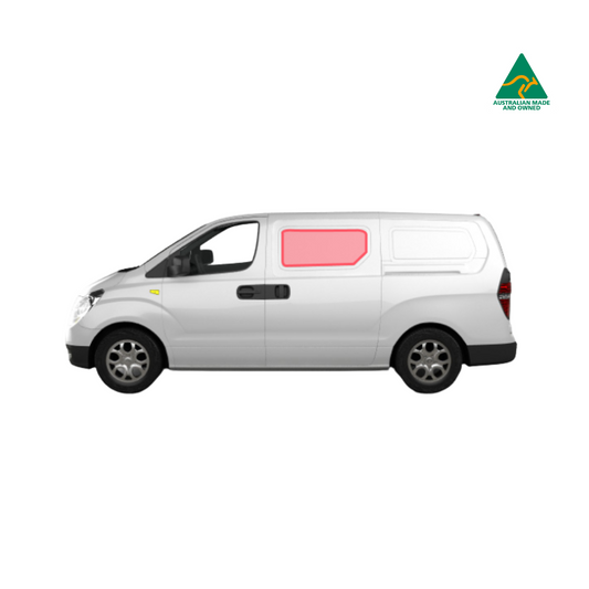 Hyundai iLoad passenger slider door window cover