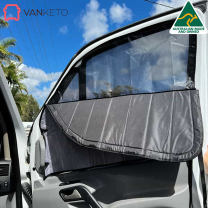 Front door window covers for Fiat Ducato