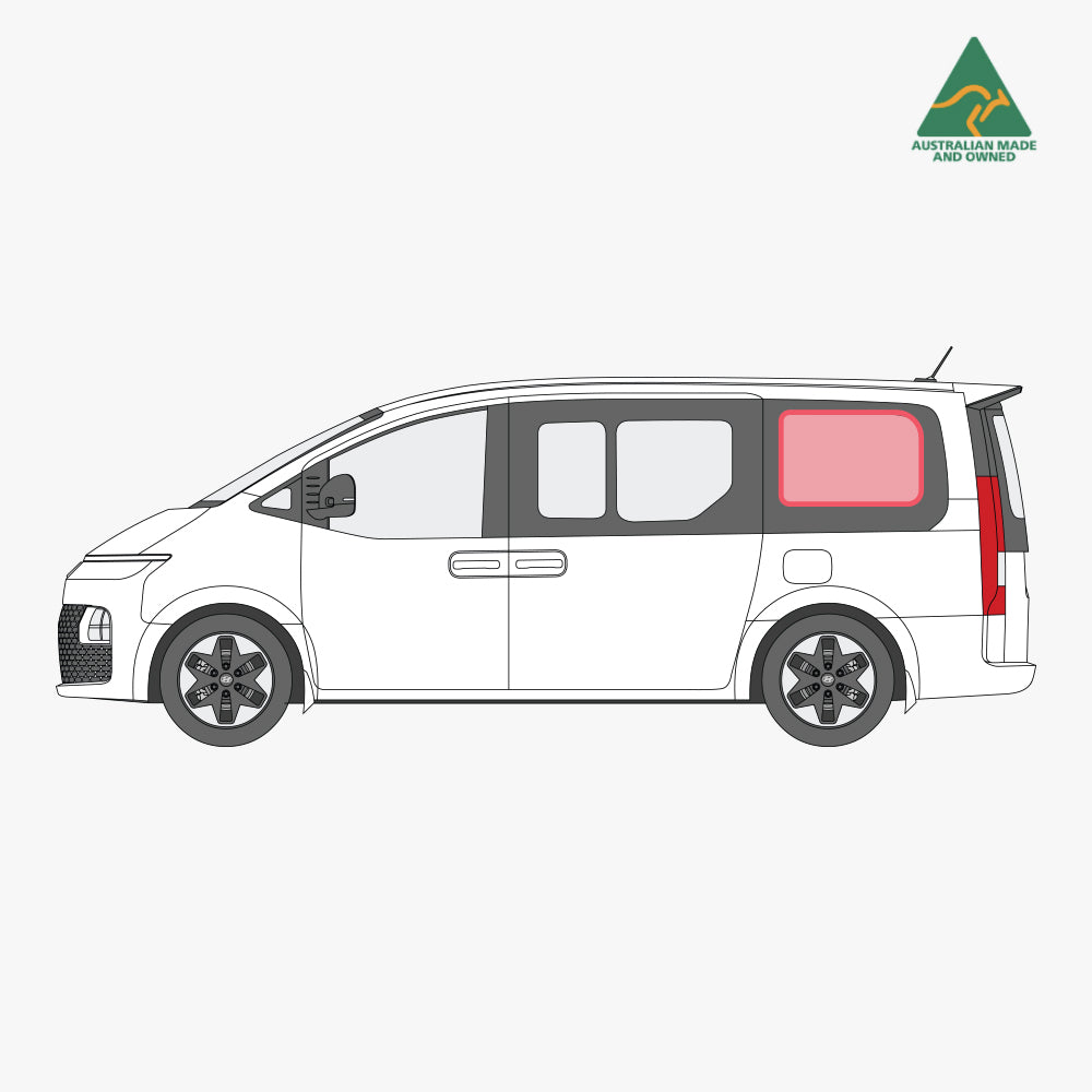Hyundai Staria Rear Panel Window Cover (Driver)