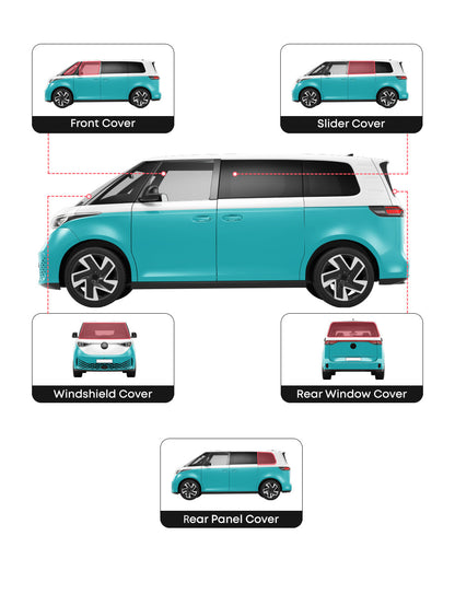 VW Buzz Super Full Set - (8) Window Covers