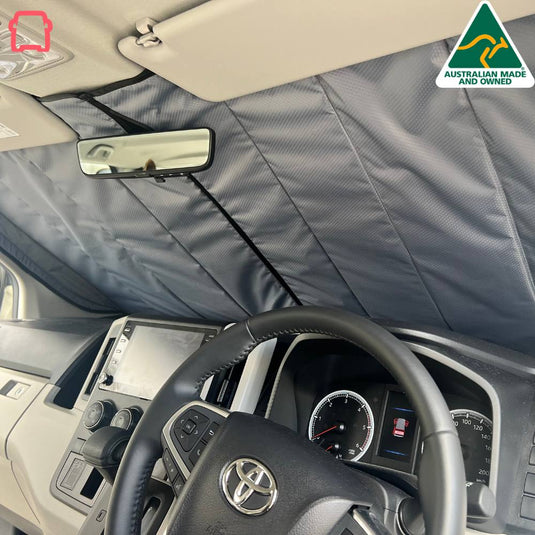 Cab window cover set for Mitsubishi Express