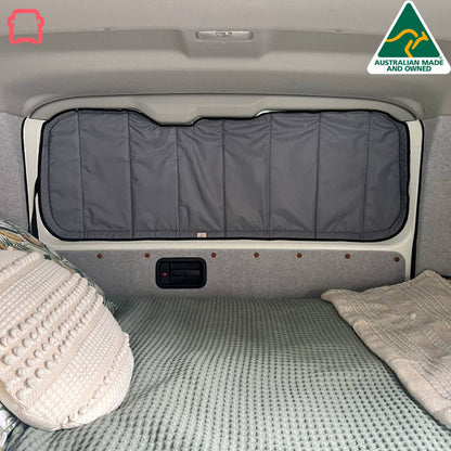 Rear door window cover for Hyundai iLoad