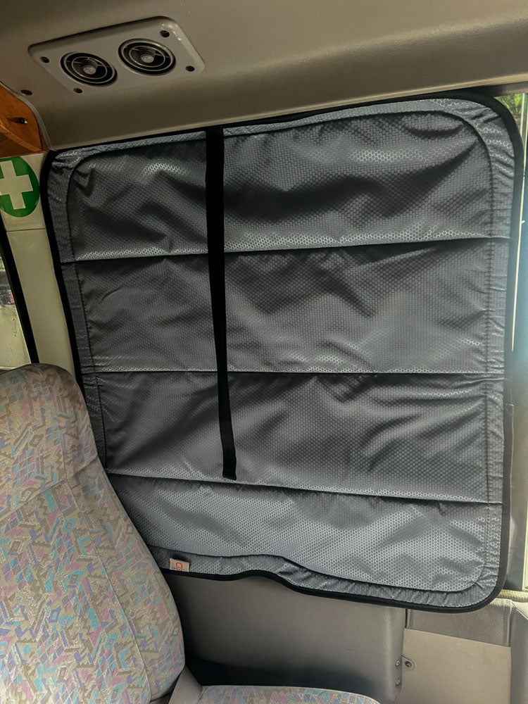 Front window covers for Toyota Coaster
