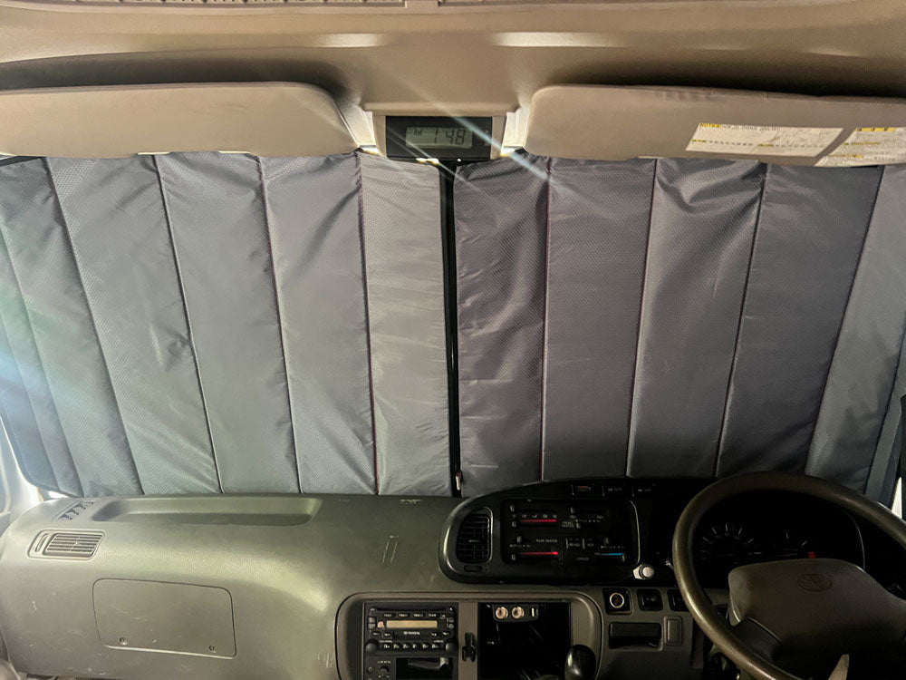 Toyota Coaster windshield window cover