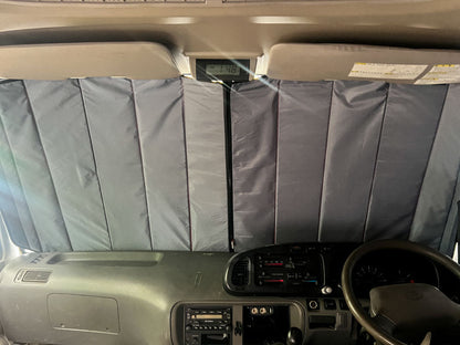 Toyota Coaster windshield window cover