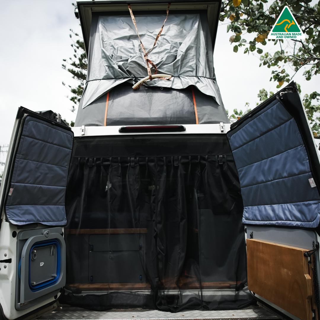 Rear window covers for Toyota Troopy