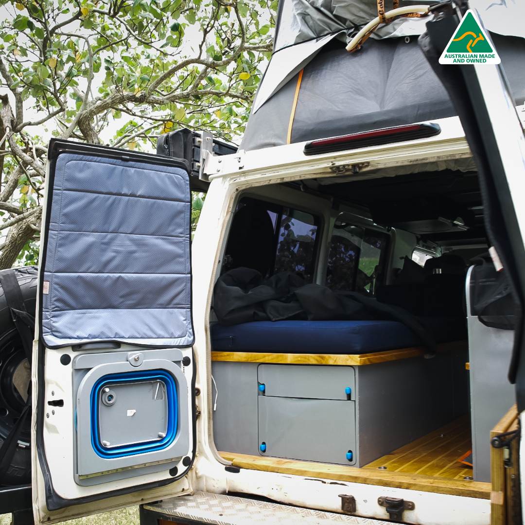 Rear window covers for Toyota Troopy