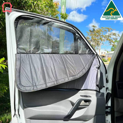 VW Buzz cab set window covers