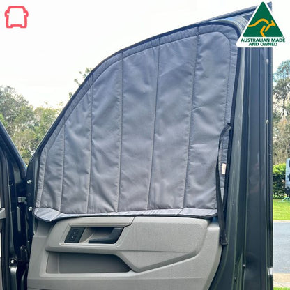 VW Buzz cab set window covers