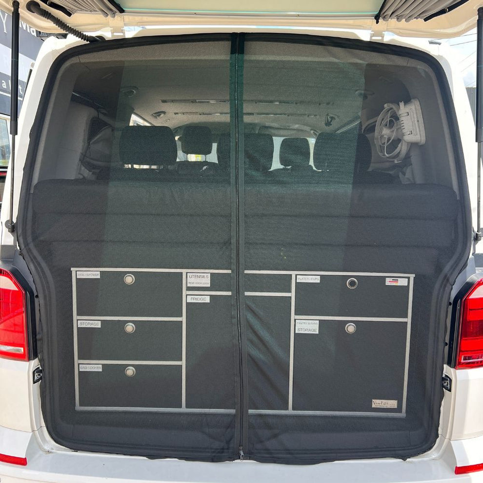VW Transporter T5/T6 RITE FIT Magnetic Fly Screens (REAR) – Custom Van ...