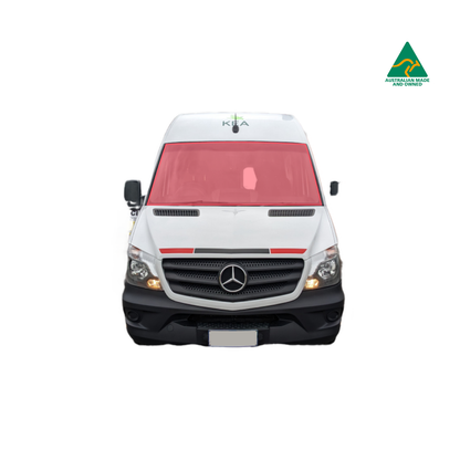 Front cab window covers for Kea Nomad