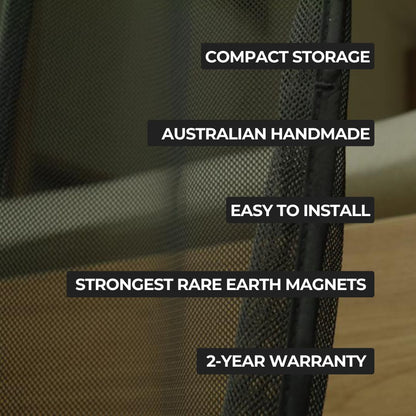 VW Transporter T5/T6 - REAR Magnetic Fly Screens