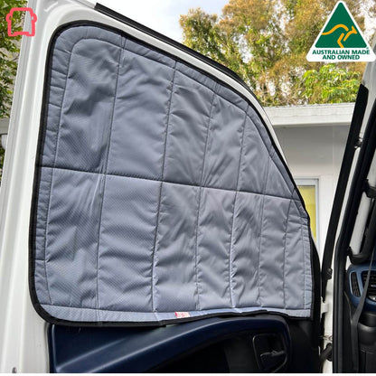 Front door window covers for Fiat Ducato