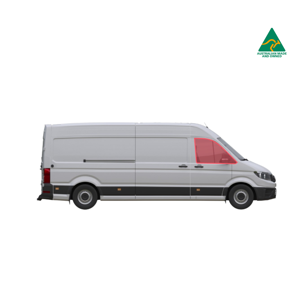 Front door window covers for VW Crafter