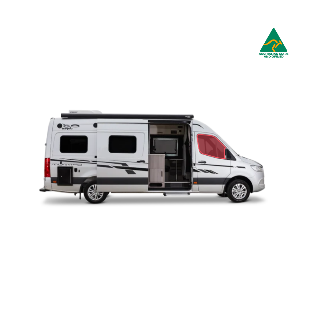 Jayco Optimum campervan front doors