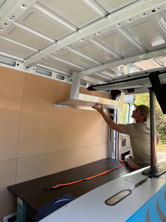 Slimline Overhead Aluminium Cupboard for Campervans